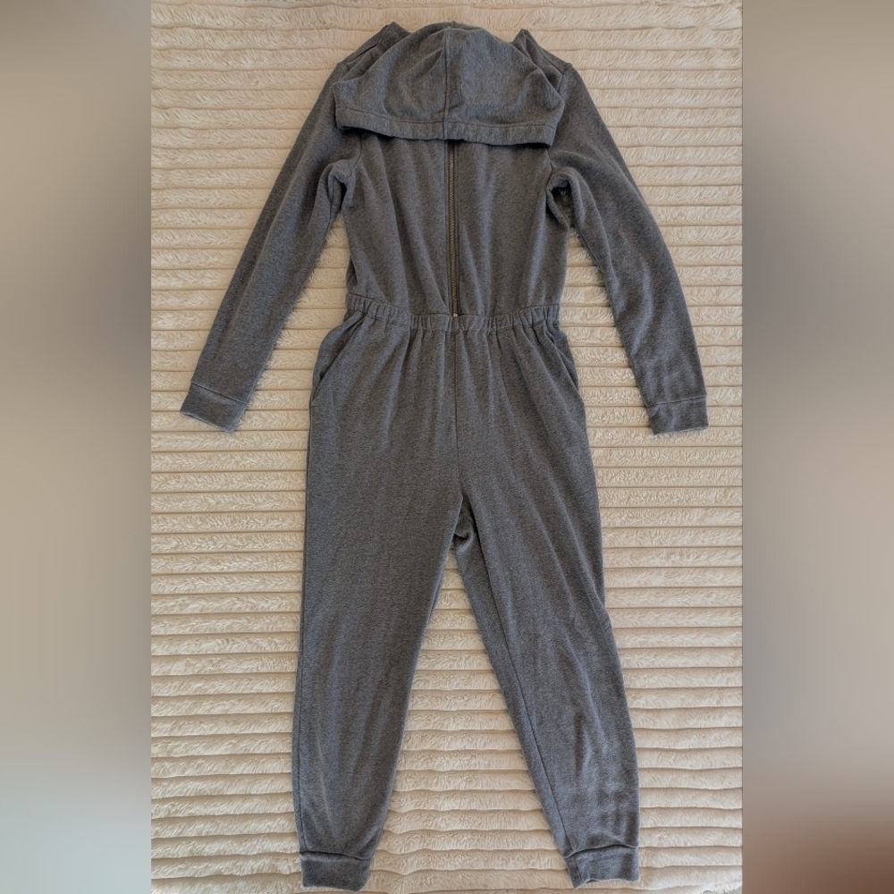 Old Navy Gray Hooded Jumpsuit - Picture 4 of 6